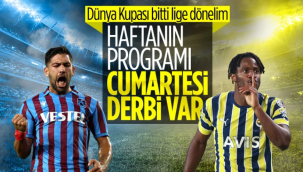 Süper Lig 15. hafta maç programı