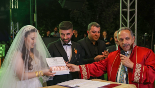 2022'de Talas'ta 1456 çift 