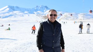 AK Parti Genel Başkan Yardımcısı Özhaseki, Erciyes Kayak Merkezi'ni ziyaret etti