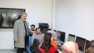 Başkan Dr. Palancıoğlu, Akıl Küpü Kütüphanesi’nin İnşaatını İnceledi