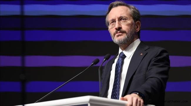 Cumhurbaşkanlığı İletişim Başkanı Altun: Etkin bir medya ortamının oluşmasına katkı vermeyi sürdüreceğiz