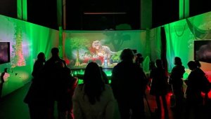 Dijital hayvanlar alemi sergisi AKM'de açıldı