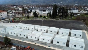 Düzce'de hak sahibi depremzedeler için yapılacak konutlara yönelik çalışmalar sürüyor