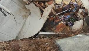 Erciyes yolunda kaza.. 1 yaralı