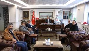 Hür Doğu Türkistanlılar'dan Başkan Palancıoğlu'na ziyaret