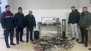 Kayseri'de bağ evlerinden hırsızlık yaptıkları iddiasıyla 2 şüpheli gözaltına alındı