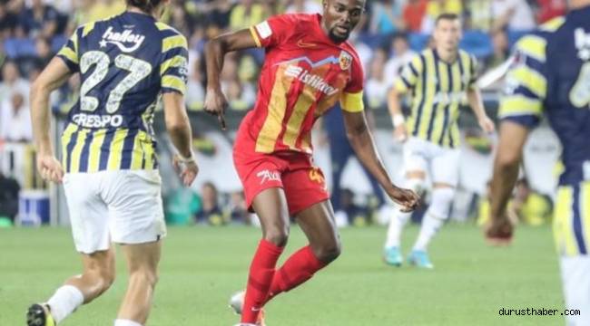 Kayserispor çeyrek finalde Fenerbahçe ile eşleşti 