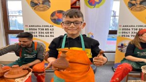 Kızılcahamam Millet Bahçesi'nde çocuklar yarıyıl tatilini etkinliklerle geçiriyor