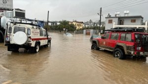 KKTC genelinde sağanak yaşamı olumsuz etkiliyor 