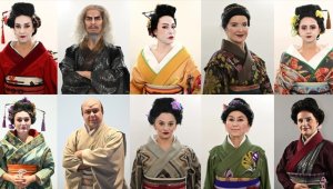 "Madama Butterfly"ı sahneleyen Türk operacılar detaylı makyajla sahneye hazırlanıyor
