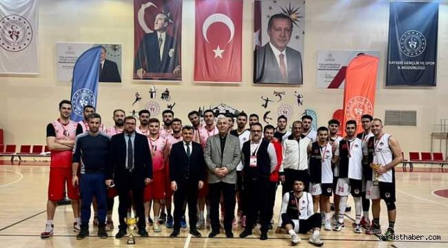 Melikgazi Belediyesi Büyük Erkekler Basketbol takımı, Hasketbol Spor Kulübü’nü yenerek şampiyon oldu.