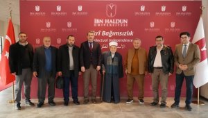 Mescid-i Aksa İmam Hatibi Şeyh İkrime Sabri, İbn Haldun Üniversitesi'ni ziyaret etti