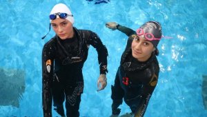Serbest dalışta milli sporcular dünya şampiyonasına hazırlanıyor