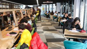 Talas'ta yarıyıl tatilde 8 bin 250 öğrenci kütüphanede ders çalıştı