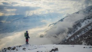 Tunceli'de dağcılar 2800 rakımlı Gelincik Zirvesi'ne tırmandı
