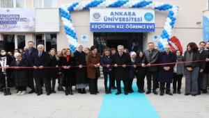 Yenilenen Ankara Üniversitesi Keçiören Kız Öğrenci Evi törenle hizmete açıldı