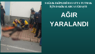 Yüksekten düşen işçi ağır yaralandı