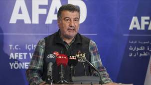 AFAD: Bölgede herhangi bir lav akması, volkanik kül, petrol veya gaz çıkışı olmadığı gözlemlendi