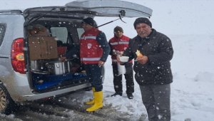 Aile ve Sosyal Hizmetler Bakanlığından Şanlıurfa yolunda kalan vatandaşlara gıda yardımı