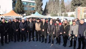 AK Parti Genel Başkan Yardımcısı Mehmet Özhaseki deprem bölgesinde