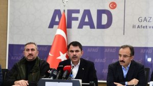 Bakan Kurum: Birinci önceliğimiz arama kurtarma faaliyetleri