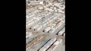 Bakan Kurum'dan "Gaziantep'teki konteyner ve geçici yapılara" ilişkin paylaşım