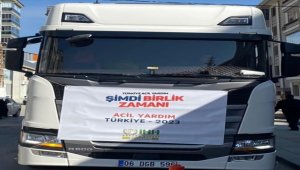 Beypazarı'nda İHH'den depremzedelere un yardımı