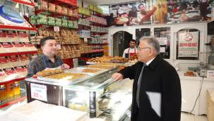 Büyükkılıç, Yeraltı Çarşısı ve İstasyon Caddesinde Esnafları Ziyaret Etti