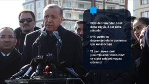 Cumhurbaşkanı Erdoğan: Depremler nedeniyle üniversitelerde tamamen uzaktan eğitime geçilecek