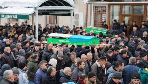 Depremde hayatını kaybeden Herdem çifti toprağa verildi