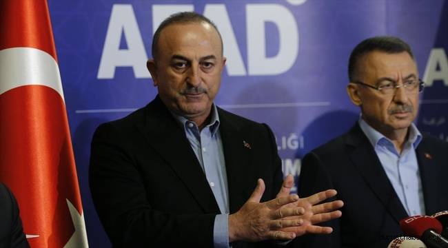 Dışişleri Bakanı Çavuşoğlu: Gelen yardımların Suriye'ye de ulaşması konusunda gerekli desteği veriyoruz