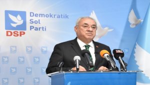 DSP Genel Başkanı Aksakal, basın toplantısı düzenledi