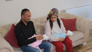 Gaziantepli depremzede ikiz bebeklerini Ordu'da dünyaya getirdi