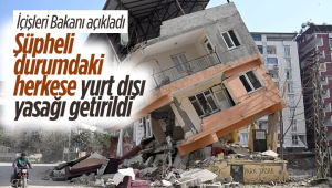 İçişleri Bakanı Soylu,"Şüphelilere yurt dışı çıkış yasağı getirdik"