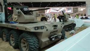 İnsansız kara aracı Kapgan, ilk kez yurt dışında vitrine çıkıyor