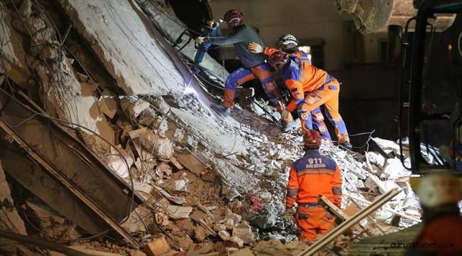 Kahramanmaraş merkezli depremlerde enkaz altında kalanları kurtarma çalışmaları sürüyor