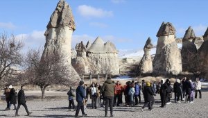 Kapadokya'da ocak ayındaki ziyaretçi sayısında rekora ulaşıldı