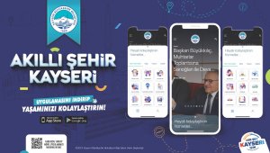 Kayseri Büyükşehir Belediyesinin ""Akıllı Şehir" yatırımları hayatı kolaylaştırıyor