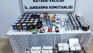 Kayseri'de 205 bin liralık kaçakçılık operasyonunda 1 gözaltı 
