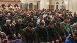 KKTC'de Miraç Kandili'nde depremzedeler için dua edildi