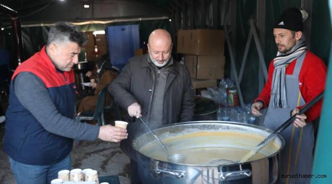 Kocasinan Belediyesi depremzedeler için 7/24 çalışıyor