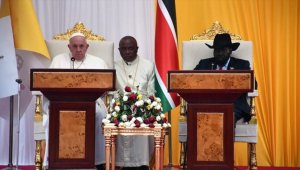 Papa Franciscus barışın sağlanmasına destek için Güney Sudan'da