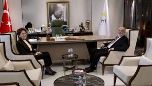 Saadet Partisi Genel Başkanı Karamollaoğlu, İYİ Parti Genel Başkanı Akşener'i ziyaret etti 