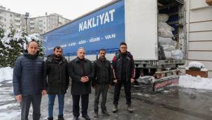Talas Belediyesi afet bölgesine yardım TIR’ı gönderdi