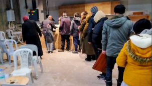 Talas'ta sosyal tesis ve çadırlarda sıcak çorba ikramı