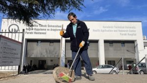 Tedavi için geldiği hastanenin "mıntıka temizliği" 17 yıldır ondan soruluyor