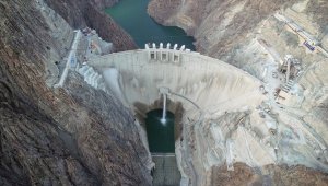 Yusufeli Barajı ve HES'te su seviyesi 74 metreye ulaştı