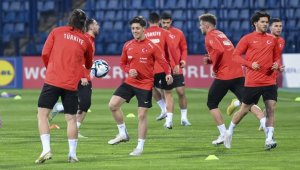 A Milli Futbol Takımı, Ermenistan maçı hazırlıklarını tamamladı