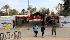 Adıyaman'da prefabrik çarşıya kura ile yerleşen esnaf müşterilerini bekliyor