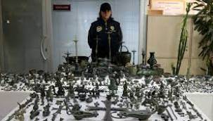 Ankara'da tarihi eser niteliğinde 1771 obje ele geçirildi